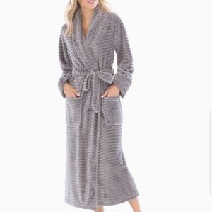 Soma Gray Plush Robe